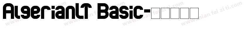 AlgerianLT Basic字体转换